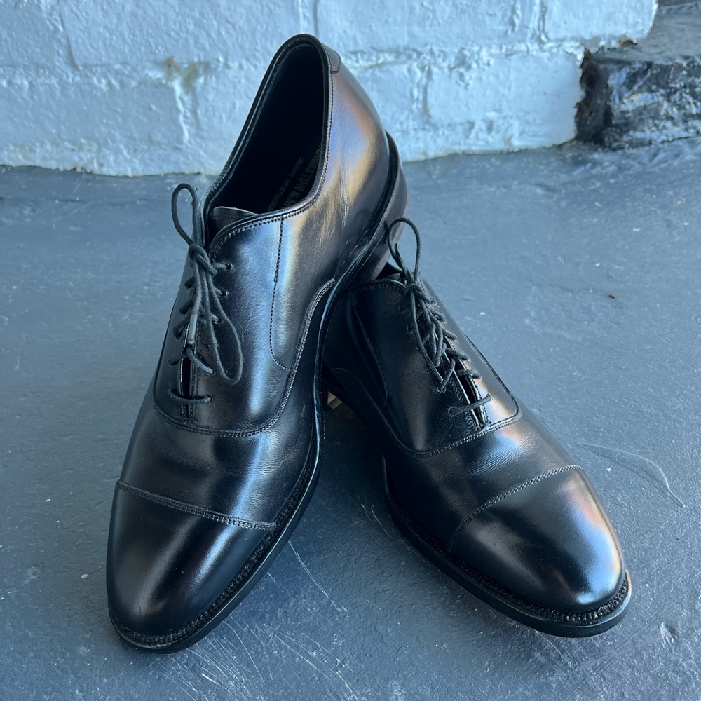 VINTAGE AND UNWORN!! Johnston & Murphy Georgetown, 7.5D captoe made in the USA